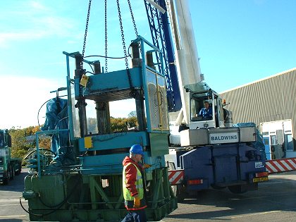 heavy machinery relocation Southampton Hampshire