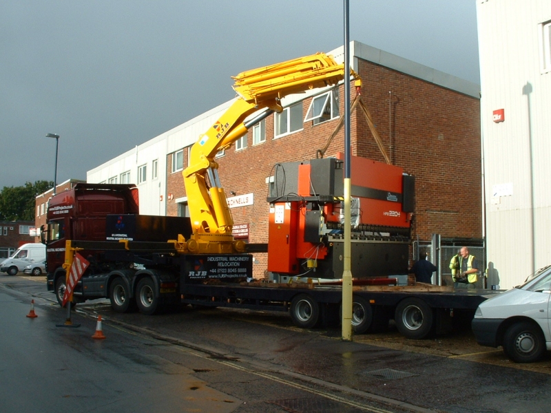 heavy machinery relocation Southampton Hampshire