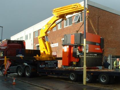 heavy machinery relocation Southampton Hampshire